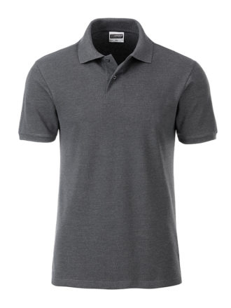 Mens Basic Polo James & Nicholson - black heather