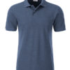 Mens Basic Polo James & Nicholson - light denim melange