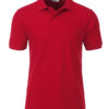 Mens Basic Polo James & Nicholson - red