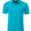 Mens Basic Polo James & Nicholson - turquoise