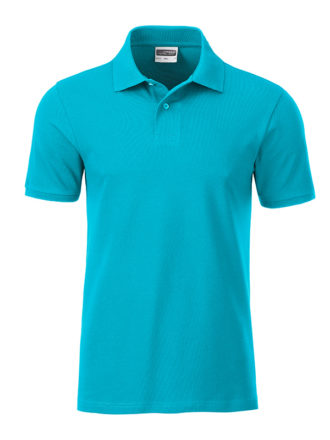 Mens Basic Polo James & Nicholson - turquoise