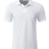 Mens Basic Polo James & Nicholson - white