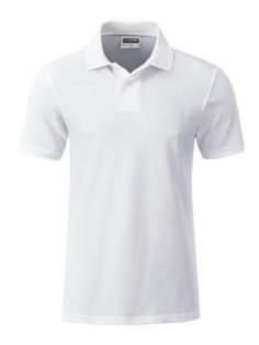 Mens Basic Polo James & Nicholson - white