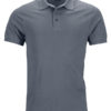 Mens Pima Polo James & Nicholson - carbon