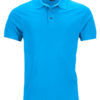 Mens Pima Polo James & Nicholson - regatta blue