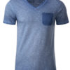 Mens Slub T James & Nicholson - denim