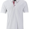 Mens Traditional Polo James & Nicholson - white