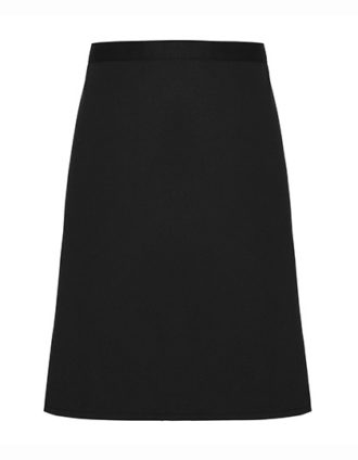 Mid Length Apron Fairtrade Baumwolle Premier - black