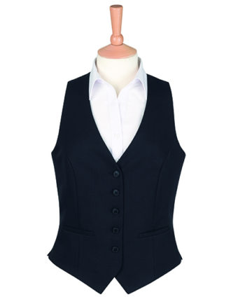 One Collection Luna Waistcoat Brook Taverner - black