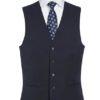 One Collection Mercury Waistcoat Brook Taverner - navy