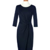 One Collection Neptune Dress Brook Taverner - black