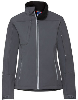 Ladies Bionic Softshell Jacket Russell - iron grey