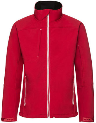 Mens Bionic Softshell Jacket Russell - classic red