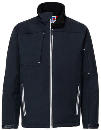 Mens Bionic Softshell Jacket Russell - navy