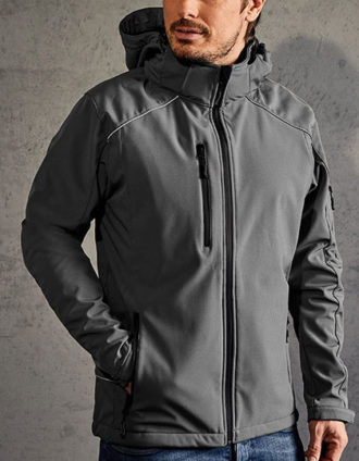 Mens Softshell Jacket Promodoro - steel grey