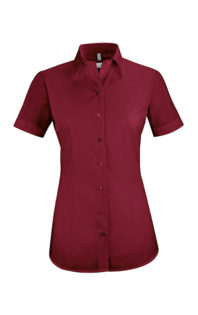 Greiff Bluse Kurzarm - bordeaux