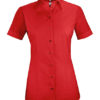 Greiff Bluse Kurzarm - rot