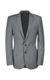 Greiff Modern 37 5 Herren Regular Fit Sakko - hellgrau