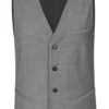 Greiff Modern 37 5 Herren Regular Fit Weste - hellgrau