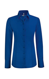 Greiff Premium Bluse Regular Fit - royalblau