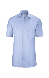Greiff Premium Hemd Regular Fit Kurzarm - bleu