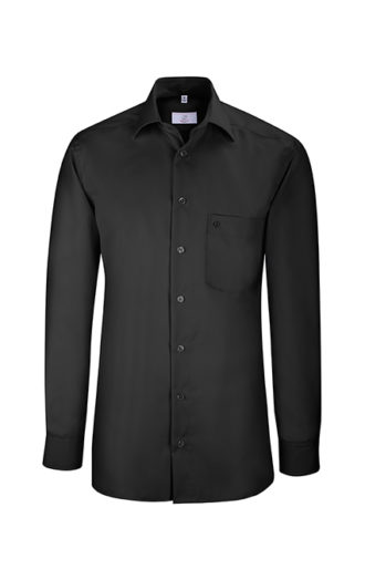 Greiff Premium Hemd Regular Fit - schwarz