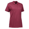 Stretch Poloshirt Damen Identity - bordeaux