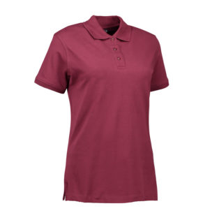 Stretch Poloshirt Damen Identity - bordeaux