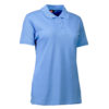 Stretch Poloshirt Damen Identity - hellblau