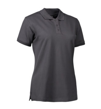 Stretch Poloshirt Damen Identity - koks