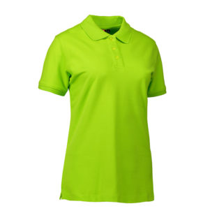 Stretch Poloshirt Damen Identity - lime