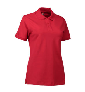 Stretch Poloshirt Damen Identity - rot