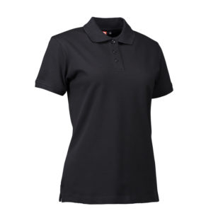 Stretch Poloshirt Damen Identity - schwarz