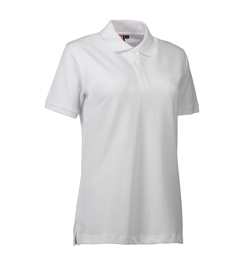 Stretch Poloshirt Damen Identity - weiß