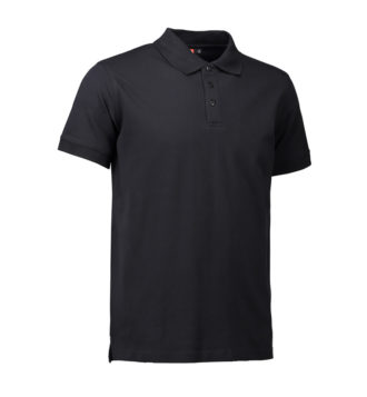 Stretch Poloshirt Identity - schwarz