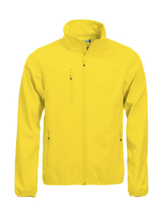 Basic Softshell Jacket Clique - lemon