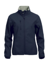 Basic Softshell Jacket Ladies Clique - dark navy