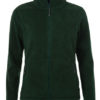 Ladies Fleece Jacket James & Nicholson - dark green