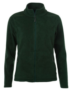 Ladies Fleece Jacket James & Nicholson - dark green