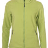 Ladies Fleece Jacket James & Nicholson - lime green