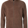 Mens Fleece Jacket James & Nicholson - brown
