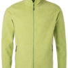 Mens Fleece Jacket James & Nicholson - lime green