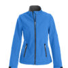 Trial Ladies Softshell Jacket Printer - blau