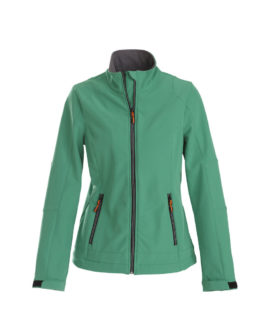 Trial Ladies Softshell Jacket Printer - grün