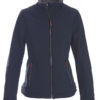 Trial Ladies Softshell Jacket Printer - navy