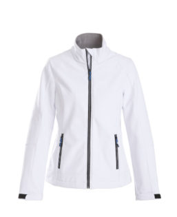 Trial Ladies Softshell Jacket Printer - weiß