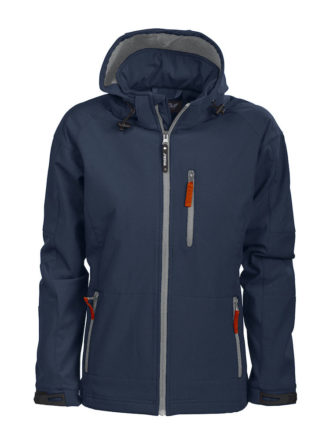 Tulsa Ladies Softshell Jacket Grizzly - marine