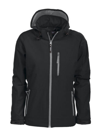 Tulsa Ladies Softshell Jacket Grizzly - schwarz