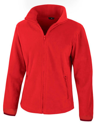 Ladies Fashion Fit Outdoor Fleece Result - flame red