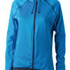 Ladies Hooded Fleece James & Nicholson - aqua navy